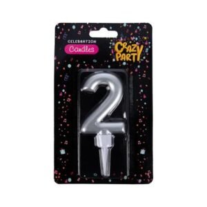 Candle birthday large foil number-2