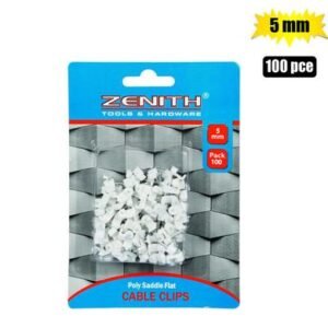 Cable-clips p/sadle flat 5mm 100x zenith