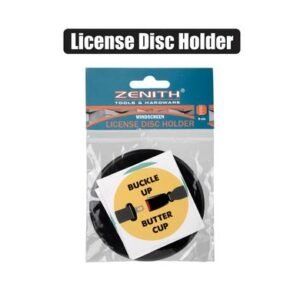 Windscreen license disc holder