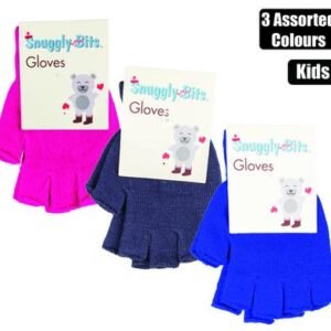 Gloves kids acr knit 5-open finger