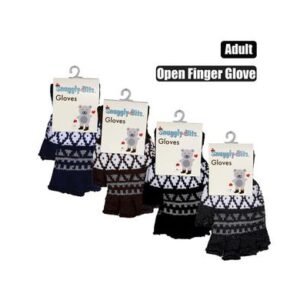Gloves adult open finger triangle design