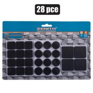 Protection-pads blk adh asstd 28pce